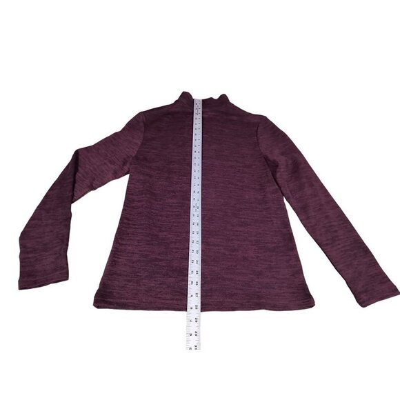 H2H Slim Fit Men's Thermal Knitted‎ Long Sleeve Mock Turtleneck Shirt Wine US M - Picture 1 of 5